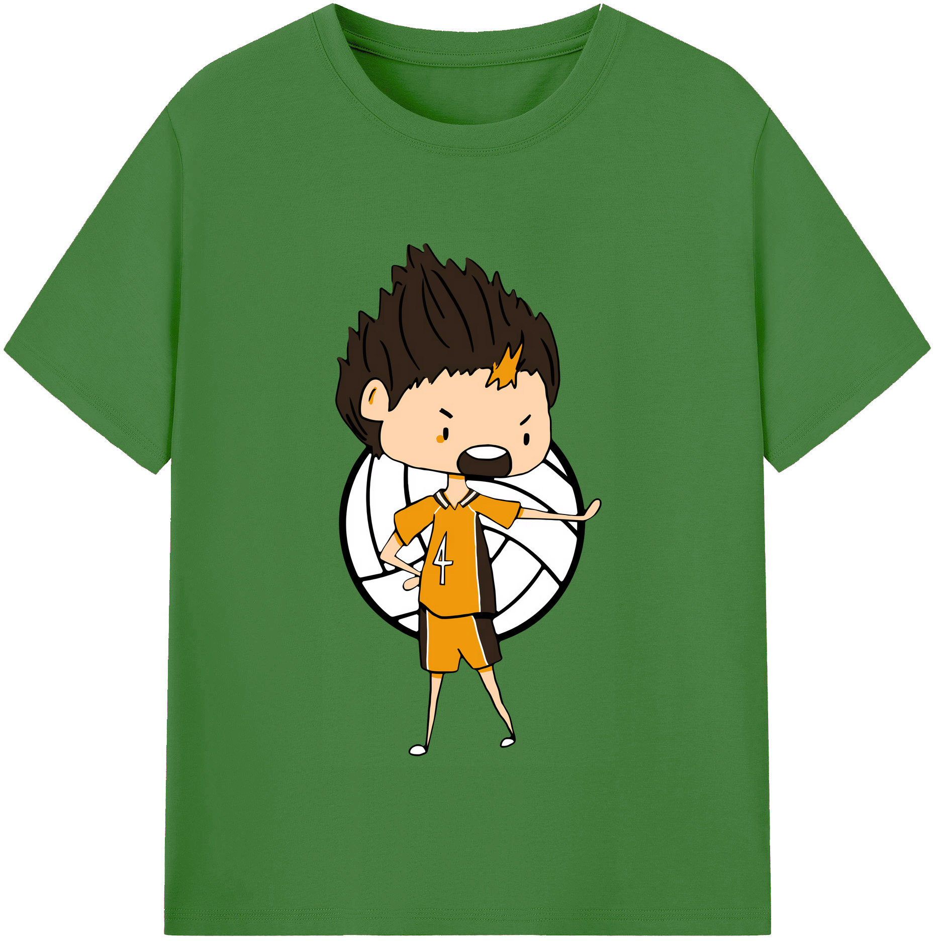 （画像用） ハイキュー!! Haikyu!! レディースカジュアルプリントTシャツ（綿100％）